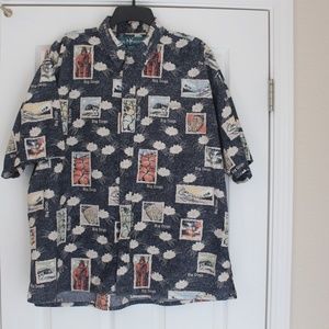 Big Dog Hawaiian Shirt  100% Cotton
